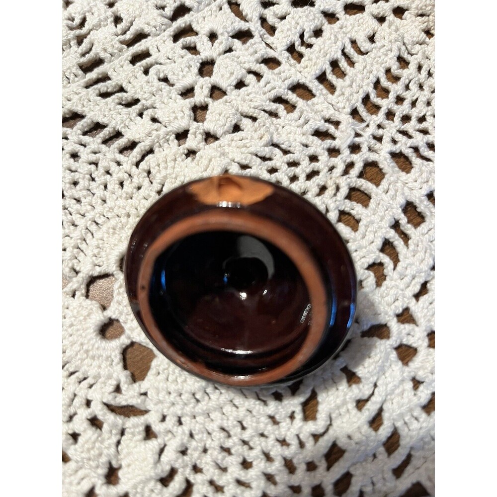 Vintage Japanese Moriage Patterned Hand Painted Redware "Tea Set" - 2-piece Set - Picture 7 of 12